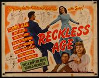 9a613 RECKLESS AGE 1/2sh '44 Gloria Jean, Judy Clark, it's young, it's fun!