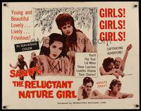 9a641 SANDY, THE RELUCTANT NATURE GIRL 1/2sh '66 luscious lovelies display their charms!