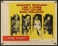 9a739 TRAP style B 1/2sh '59 Richard Widmark, Lee J. Cobb, Tina Louise, Earl Holliman!