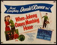 9a776 WHEN JOHNNY COMES MARCHING HOME 1/2sh R53 Allan Jones, Jane Frazee, Gloria Jean, O'Connor!