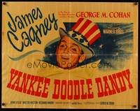9a798 YANKEE DOODLE DANDY 1/2sh '42 James Cagney classic patriotic biography of George M. Cohan!