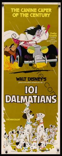 9b388 ONE HUNDRED & ONE DALMATIANS  insert R79 most classic Walt Disney canine family cartoon!