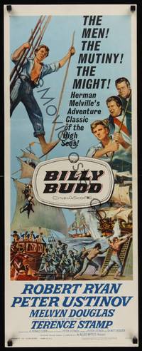 9b065 BILLY BUDD  insert '62 Terence Stamp, Robert Ryan, mutiny & high seas adventure!