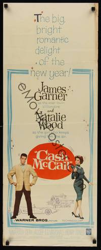 9b104 CASH MCCALL  insert '60 James Garner, Natalie Wood, big bright romantic delight!