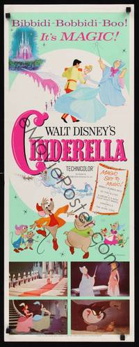 9b114 CINDERELLA   insert R65 Walt Disney classic romantic musical fantasy cartoon!
