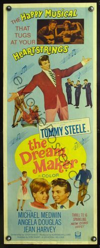 9b155 DREAM MAKER  insert '64 Tommy Steele, Michael Medwin, Don Sharp, English musical!