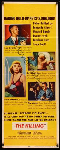 9b277 KILLING  insert '56 directed by Stanley Kubrick, Sterling Hayden, sexy Marie Windsor & more!