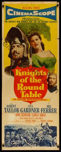 9b282 KNIGHTS OF THE ROUND TABLE  insert '54 Robert Taylor as Lancelot, Ava Gardner as Guinevere!