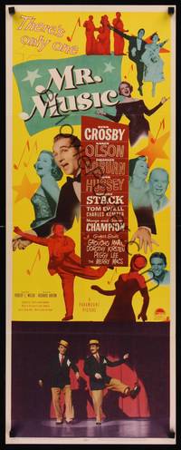 9b359 MR. MUSIC  insert '50 Bing Crosby, Groucho Marx, Charles Coburn, Ruth Hussey, Robert Stack