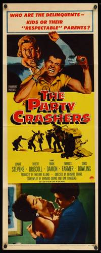 9b397 PARTY CRASHERS  insert '58 Frances Farmer, who are the delinquents, kids or their parents?
