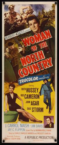 9b599 WOMAN OF THE NORTH COUNTRY  insert '52 Ruth Hussey was mistress of the Northwest Frontier!
