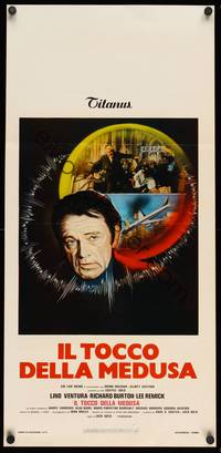 9b767 MEDUSA TOUCH  Italian locandina '78 Richard Burton is the man with telekinesis, strange art!