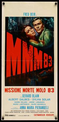 9b771 MMM  83  Italian locandina '65 Sergio Bergonzelli directed, Piovano sexy spy art!