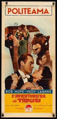 9b774 MY FAVORITE SPY   Italian locandina '51 Bob Hope holds sexy Hedy Lamarr, hides in camel!