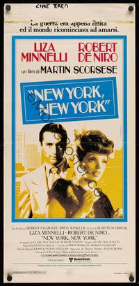 9b778 NEW YORK NEW YORK  Italian locandina '77 different art of Robert De Niro & Liza Minnelli!