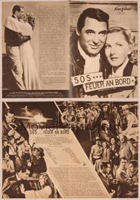 9c204 ONLY ANGELS HAVE WINGS German program '50 Cary Grant, Jean Arthur, Howard Hawks, different!