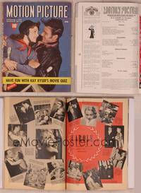 9c089 MOTION PICTURE magazine April 1942, Paulette Goddard & John Wayne in Reap the Wild Wind!