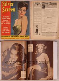 9c084 SILVER SCREEN magazine November 1942, close up of sexiest Maureen O'Hara in low-cut gown!