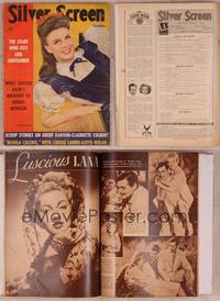 9c083 SILVER SCREEN magazine October 1942, portrait of Ginger Rogers in The Major and the Minor!