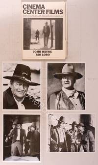 9c163 RIO LOBO presskit '71 Howard Hawks, many great images of cowboy John Wayne!