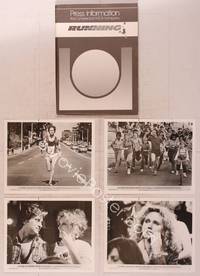 9c169 RUNNING presskit '79 Michael Douglas, Susan Anspach, great images of marathon runners!