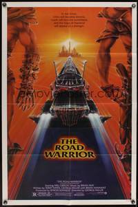 9d537 MAD MAX 2: THE ROAD WARRIOR 1sh '81 Mel Gibson returns as Mad Max, art by Commander!