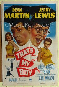 9d894 THAT'S MY BOY 1sh '51 college students Dean Martin & Jerry Lewis!