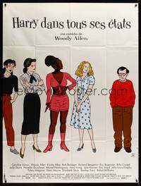 9e195 DECONSTRUCTING HARRY French 1p '97 different art of Woody Allen with four female leads!