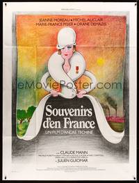 9e229 FRENCH PROVINCIAL French 1p '75 Andre Techine's Souvenirs d'en France, art by Ferracci!