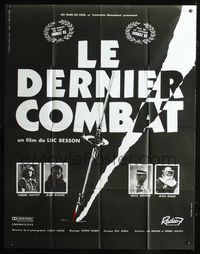 9e280 LE DERNIER COMBAT French 1p '83 Luc Besson, Jean Reno, cool design by Guichard & Camboulive!