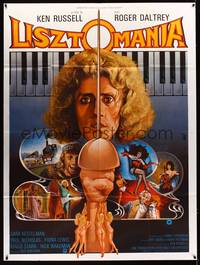 9e293 LISZTOMANIA French 1p '75 Ken Russell directed, Roger Daltrey, different art by Jean Mascii!