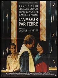 9e297 LOVE ON THE GROUND French 1p '84 Jacques Rivette directed, Jane Birkin, Geraldine Chaplin