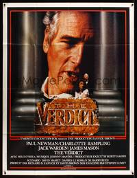 9e400 VERDICT French 1p '82 different image of lawyer Paul Newman, written by David Mamet!