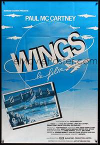 9e407 WINGS OVER THE WORLD French 39x58 '79 Paul McCartney documentary!