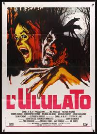 9e489 HOWLING Italian 1p '81 directed by Joe Dante, wild completely different werewolf artwork!