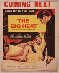 9e017 BIG HEAT WC '53 great pulp art of Glenn Ford & sexy Gloria Grahame, Fritz Lang noir!