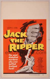 9e057 JACK THE RIPPER WC '60 American detective helps Scotland Yard find fabled killer!