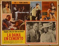 9f679 LADY IN CEMENT Mexican LC '68 detective Frank Sinatra & great images of sexy Raquel Welch!