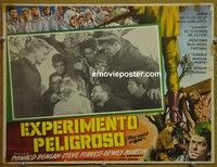 9f712 PRISONER OF WAR Mexican LC '54 wild image of Ronald Reagan being tortured!
