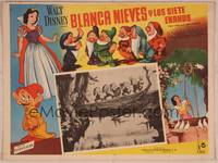 9f727 SNOW WHITE & THE SEVEN DWARFS Mexican LC R60s Walt Disney animated cartoon fantasy classic!