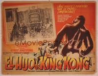 9f730 SON OF KONG Mexican LC R50s Ernest B Schoedsack directed, natives at gate!