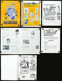 9f143 COMPUTER WORE TENNIS SHOES pressbook '69 Walt Disney, art of Kurt Russell & wacky machine!