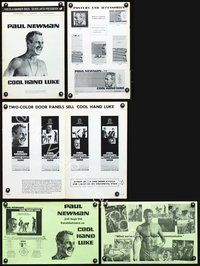 9f145 COOL HAND LUKE pressbook '67 Paul Newman prison escape classic!