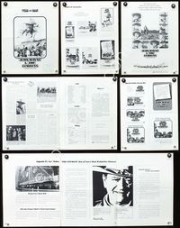 9f149 COWBOYS pressbook '72 big John Wayne, Bruce Dern, Robert Carradine!