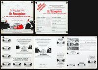 9f181 DR. STRANGELOVE pressbook '64 Stanley Kubrick classic, Peter Sellers, Tomi Ungerer art!