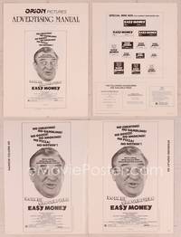 9f192 EASY MONEY pressbook '83 wacky headshot of screwball Rodney Dangerfield!