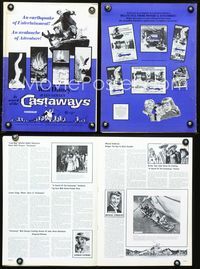 9f276 IN SEARCH OF THE CASTAWAYS pressbook R70 Hayley Mills in an avalanche of Adventure!