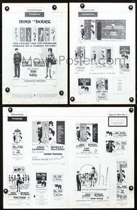 9f284 IRMA LA DOUCE pressbook '63 directed by Billy Wilder, Shirley MacLaine & Jack Lemmon!
