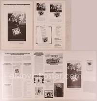 9f371 ODESSA FILE pressbook '74 great image of Jon Voight w/pistol, Maximilian Schell