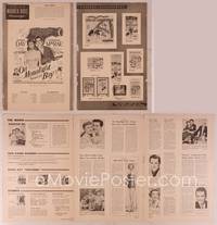 9f377 ON MOONLIGHT BAY pressbook '51 great image of Doris Day & Gordon MacRae!
